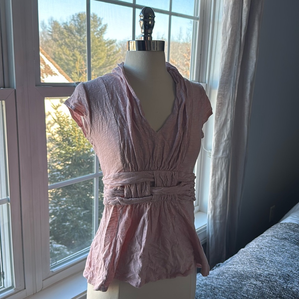 Anthropologie Shirt Pink - Picture 1 of 4